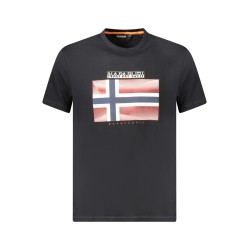 NAPAPIJRI T-SHIRT MANICHE CORTE UOMO NERO