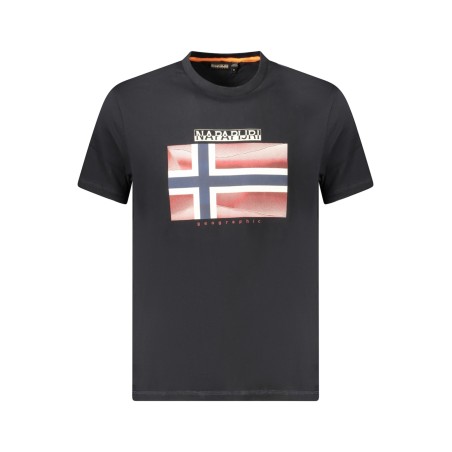 NAPAPIJRI T-SHIRT MANICHE CORTE UOMO NERO