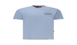 NAPAPIJRI T-SHIRT MANICHE CORTE UOMO AZZURRO