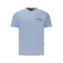 NAPAPIJRI T-SHIRT MANICHE CORTE UOMO AZZURRO