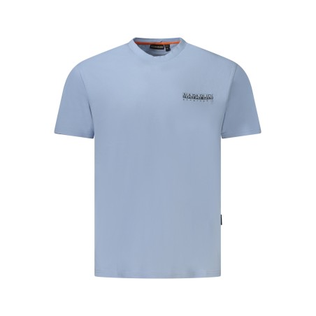 NAPAPIJRI T-SHIRT MANICHE CORTE UOMO AZZURRO