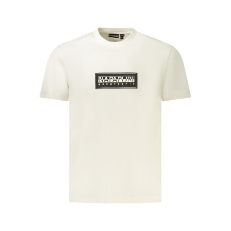 NAPAPIJRI T-SHIRT MANICHE CORTE UOMO BIANCO