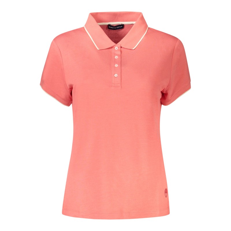 NORTH SAILS POLO MANICHE CORTE DONNA ROSA