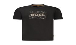 BOSS T-SHIRT MANICHE CORTE UOMO NERO