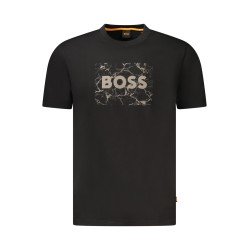 BOSS T-SHIRT MANICHE CORTE UOMO NERO