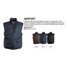 Gilet AIRPORT in Nylon imbottito con chiusura a tricolore