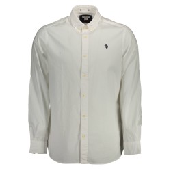 U.S. POLO CAMICIA MANICHE LUNGHE UOMO BIANCO