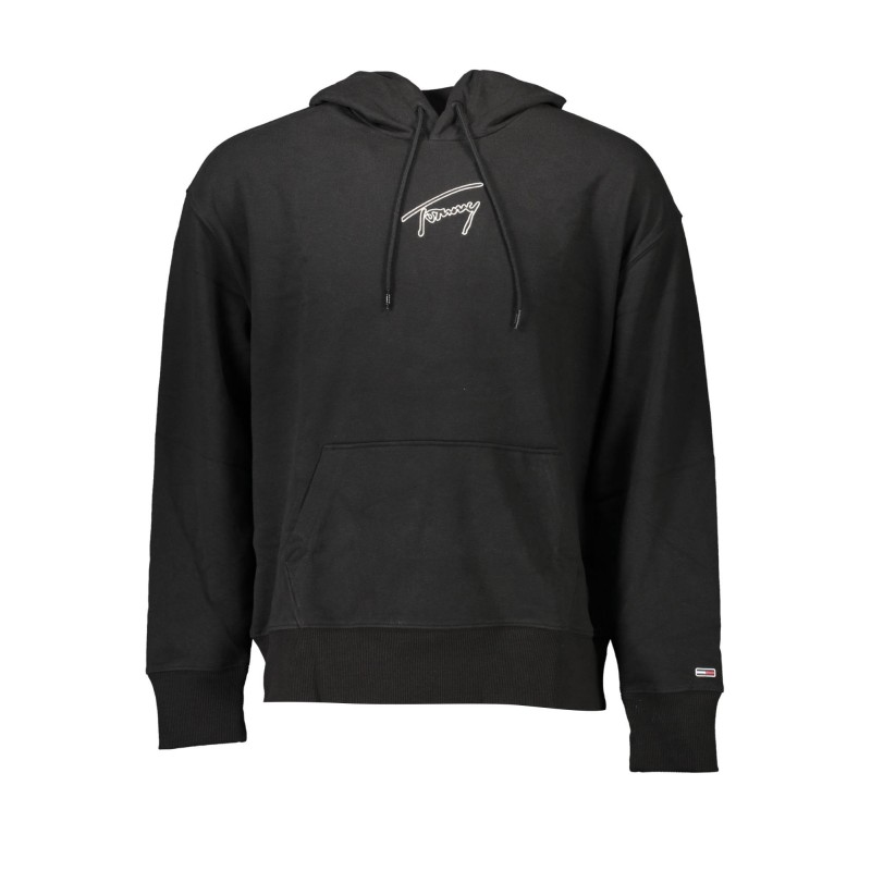 TOMMY HILFIGER FELPA SENZA ZIP UOMO NERO TOMMY HILFIGER FELPA SENZA ZIP UOMO NERO