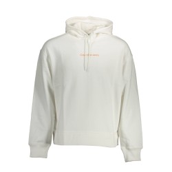 CALVIN KLEIN FELPA SENZA ZIP UOMO BIANCO