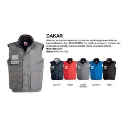 Gilet DAKAR in Nylon e interno colletto in pile