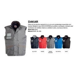 Gilet DAKAR in Nylon e interno colletto in pile