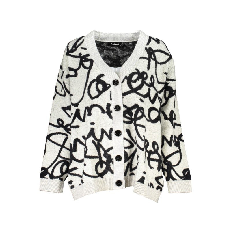 DESIGUAL CARDIGAN DONNA BIANCO DESIGUAL CARDIGAN DONNA BIANCO