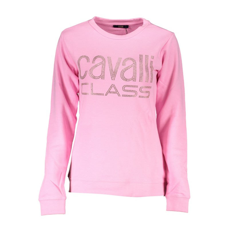 CAVALLI CLASS FELPA SENZA ZIP DONNA ROSA CAVALLI CLASS FELPA SENZA ZIP DONNA ROSA