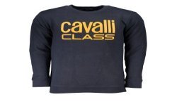 CAVALLI CLASS FELPA SENZA ZIP UOMO BLU