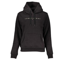 TOMMY HILFIGER FELPA SENZA ZIP DONNA NERO