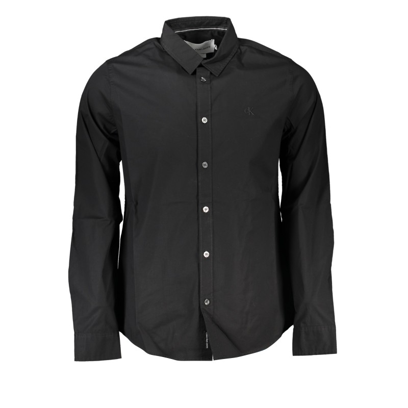 CALVIN KLEIN CAMICIA MANICHE LUNGHE UOMO NERO CALVIN KLEIN CAMICIA MANICHE LUNGHE UOMO NERO
