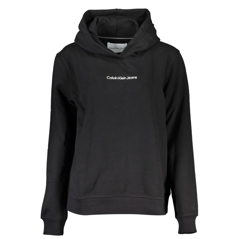 CALVIN KLEIN FELPA SENZA ZIP DONNA NERO CALVIN KLEIN FELPA SENZA ZIP DONNA NERO