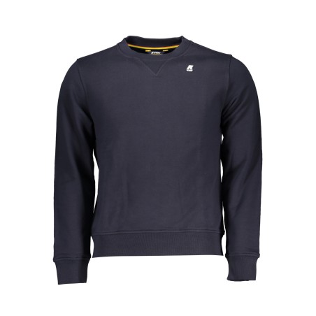 K-WAY FELPA SENZA ZIP UOMO BLU