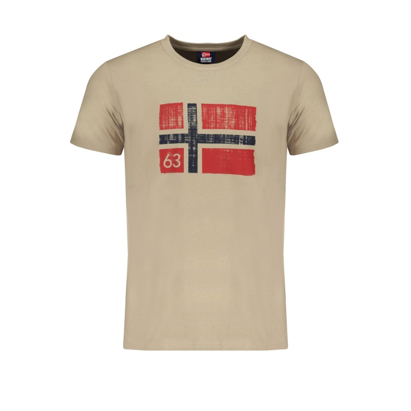 NORWAY 1963 T-SHIRT MANICHE CORTE UOMO BEIGE NORWAY 1963 T-SHIRT MANICHE CORTE UOMO BEIGE