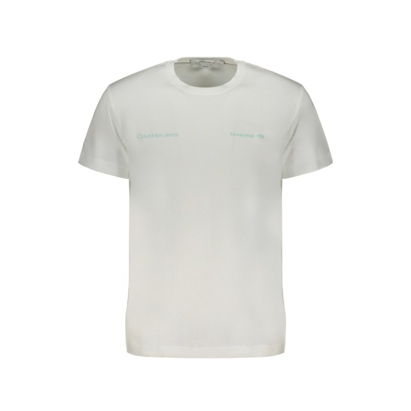 CALVIN KLEIN T-SHIRT MANICHE CORTE UOMO BIANCO CALVIN KLEIN T-SHIRT MANICHE CORTE UOMO BIANCO