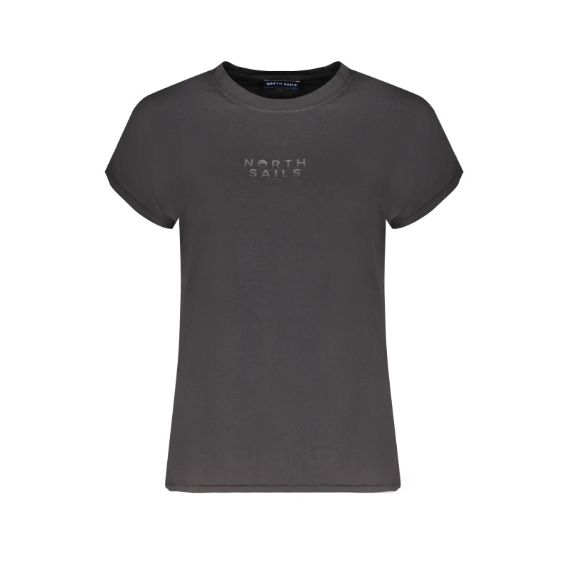 NORTH SAILS T-SHIRT MANICHE CORTE DONNA NERO NORTH SAILS T-SHIRT MANICHE CORTE DONNA NERO