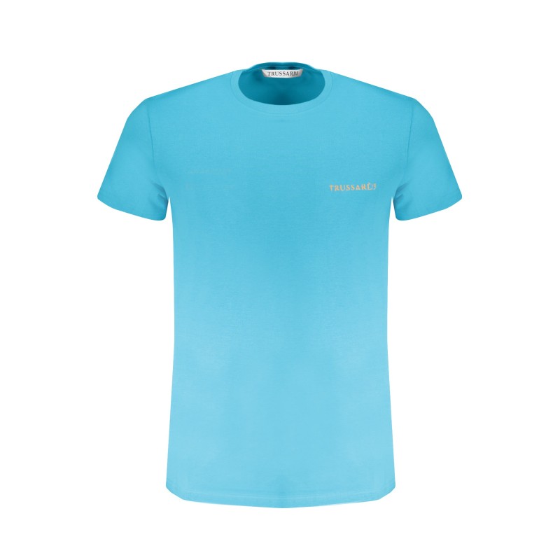 TRUSSARDI T-SHIRT MANICHE CORTE UOMO AZZURRO TRUSSARDI T-SHIRT MANICHE CORTE UOMO AZZURRO