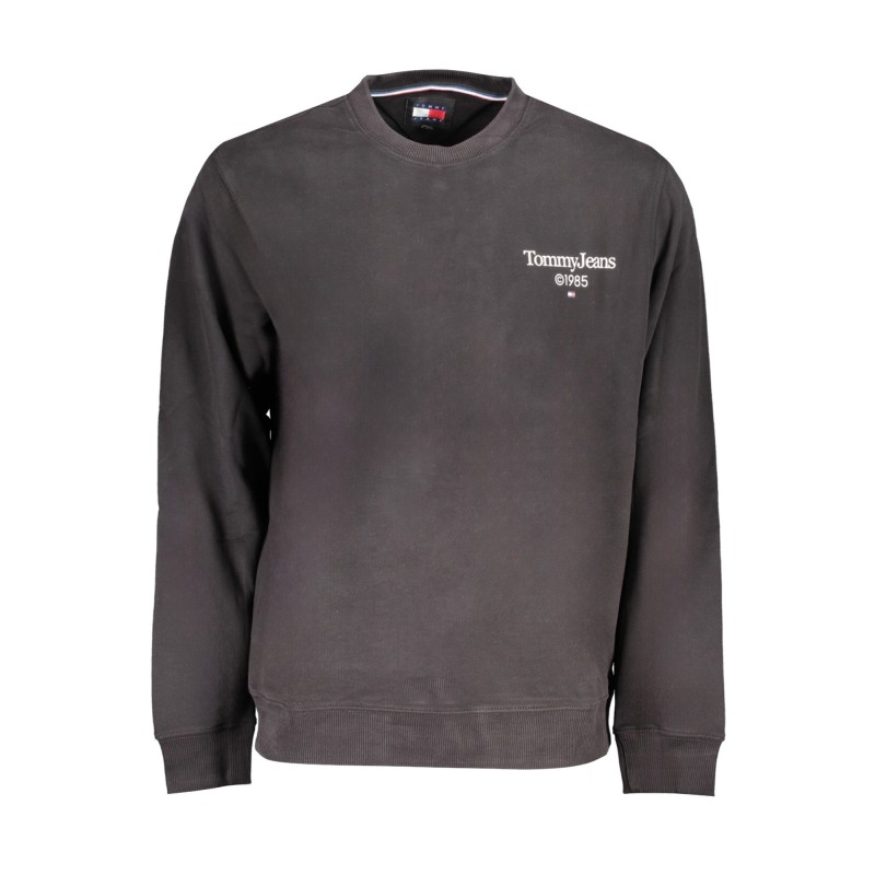 TOMMY HILFIGER FELPA SENZA ZIP UOMO NERO TOMMY HILFIGER FELPA SENZA ZIP UOMO NERO