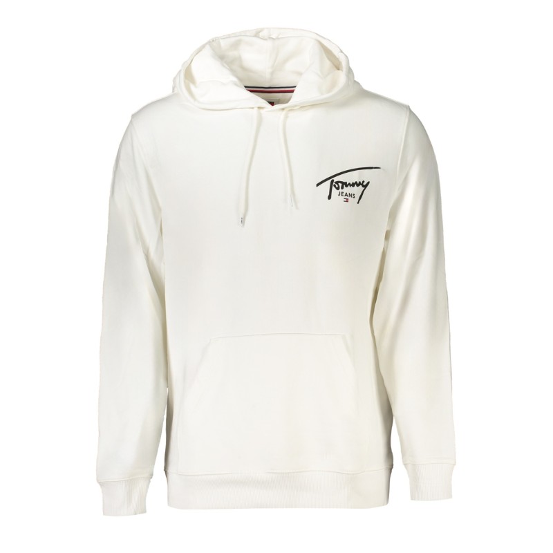 TOMMY HILFIGER FELPA SENZA ZIP UOMO BIANCO TOMMY HILFIGER FELPA SENZA ZIP UOMO BIANCO
