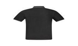 HUGO BOSS POLO MANICHE CORTE UOMO NERO