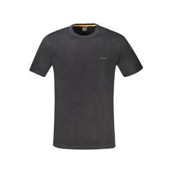 HUGO BOSS T-SHIRT MANICHE CORTE UOMO NERO