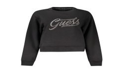 GUESS JEANS FELPA SENZA ZIP DONNA NERO