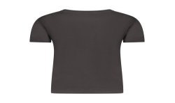 CALVIN KLEIN T-SHIRT MANICHE CORTE DONNA NERO