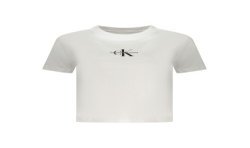 CALVIN KLEIN T-SHIRT MANICHE CORTE DONNA BIANCO