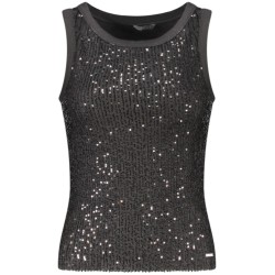 GUESS JEANS CANOTTA DONNA NERO