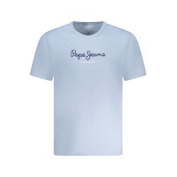 PEPE JEANS T-SHIRT MANICHE CORTE UOMO AZZURRO