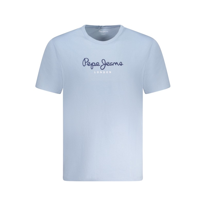 PEPE JEANS T-SHIRT MANICHE CORTE UOMO AZZURRO