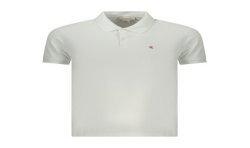 CALVIN KLEIN POLO MANICHE CORTE UOMO BIANCO