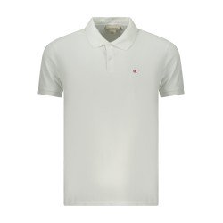 CALVIN KLEIN POLO MANICHE CORTE UOMO BIANCO