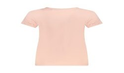GUESS JEANS T-SHIRT MANICHE CORTE DONNA ROSA