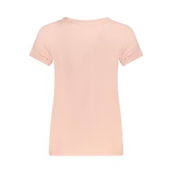 GUESS JEANS T-SHIRT MANICHE CORTE DONNA ROSA
