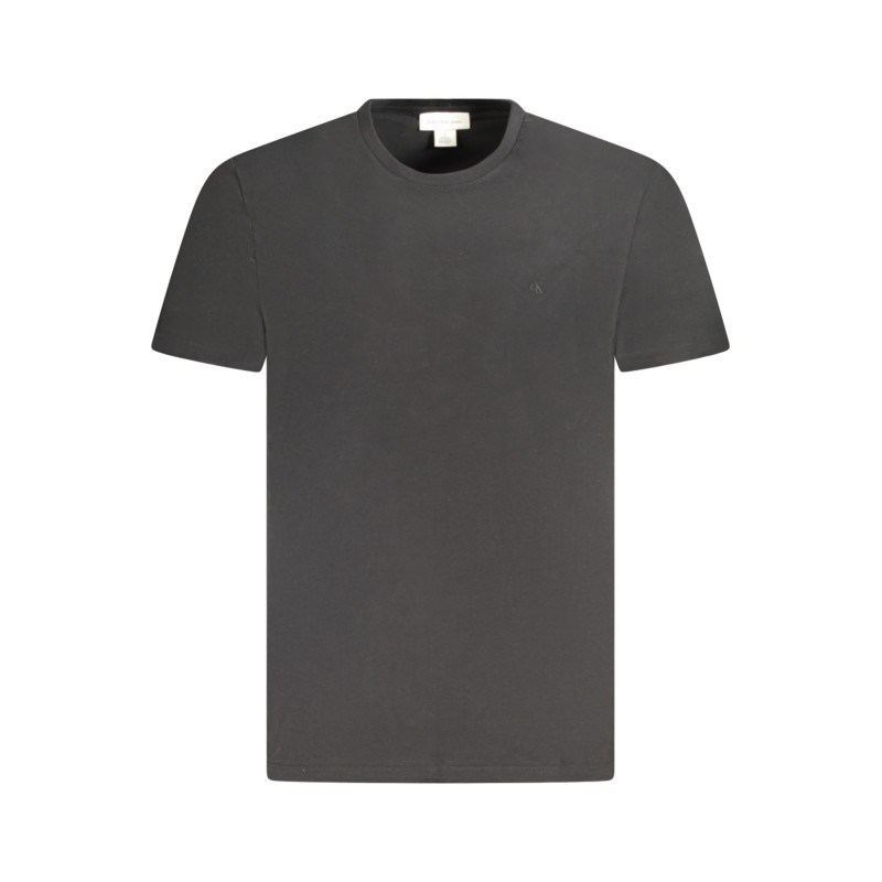 CALVIN KLEIN T-SHIRT MANICHE CORTE UOMO NERO