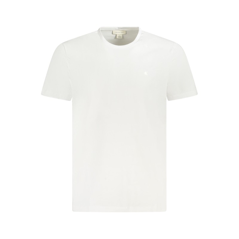 CALVIN KLEIN T-SHIRT MANICHE CORTE UOMO BIANCO