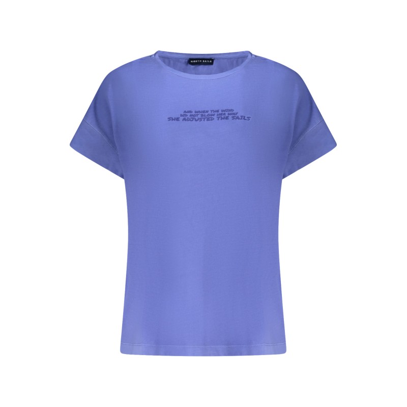 NORTH SAILS T-SHIRT MANICHE CORTE DONNA BLU NORTH SAILS T-SHIRT MANICHE CORTE DONNA BLU