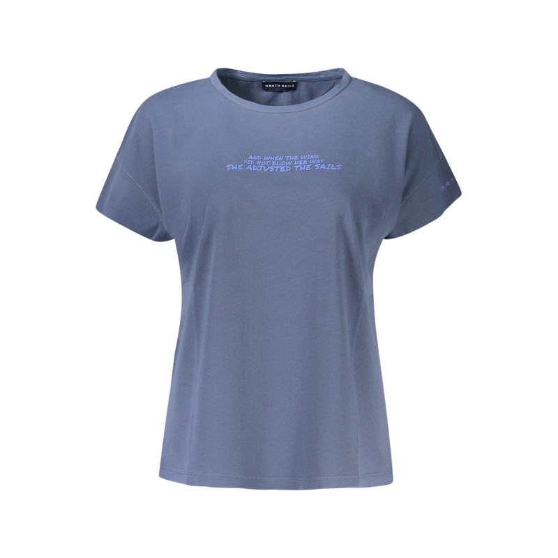 NORTH SAILS T-SHIRT MANICHE CORTE DONNA BLU NORTH SAILS T-SHIRT MANICHE CORTE DONNA BLU