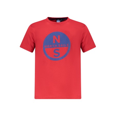 NORTH SAILS T-SHIRT MANICHE CORTE BAMBINO ROSSO