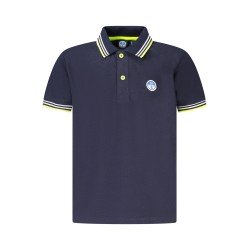 NORTH SAILS POLO MANICHE CORTE BAMBINO BLU