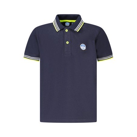NORTH SAILS POLO MANICHE CORTE BAMBINO BLU