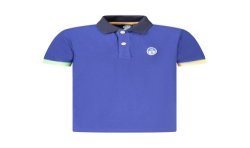 NORTH SAILS POLO MANICHE CORTE BAMBINO BLU
