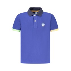 NORTH SAILS POLO MANICHE CORTE BAMBINO BLU
