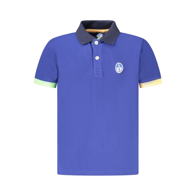 NORTH SAILS POLO MANICHE CORTE BAMBINO BLU